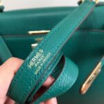 Replica Hermes Kelly Danse 20312 Designer Tote Shoulder Strap Bag Dark Green - 图片 8