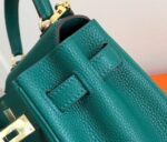 Replica Hermes Kelly Danse 20312 Designer Tote Shoulder Strap Bag Dark Green - 图片 10