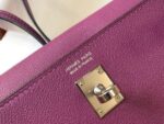 Replica Hermes Kelly Danse 22cm Leather Bag 20358 Purple - 图片 6