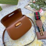 GUCCI BAMBOO 1947 JUMBO GG SMALL TOP HANDLE BAG - 图片 7