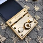 GG Padlock small GG bees shoulder bag - 图片 7