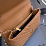 COLLEGE MEDIUM CHAIN BAG IN QUILTED LEATHER - 图片 8