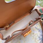 GUCCI BAMBOO 1947 JUMBO GG SMALL TOP HANDLE BAG - 图片 8