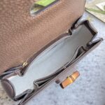 GUCCI BAMBOO 1947 JUMBO GG SMALL TOP HANDLE BAG - 图片 8