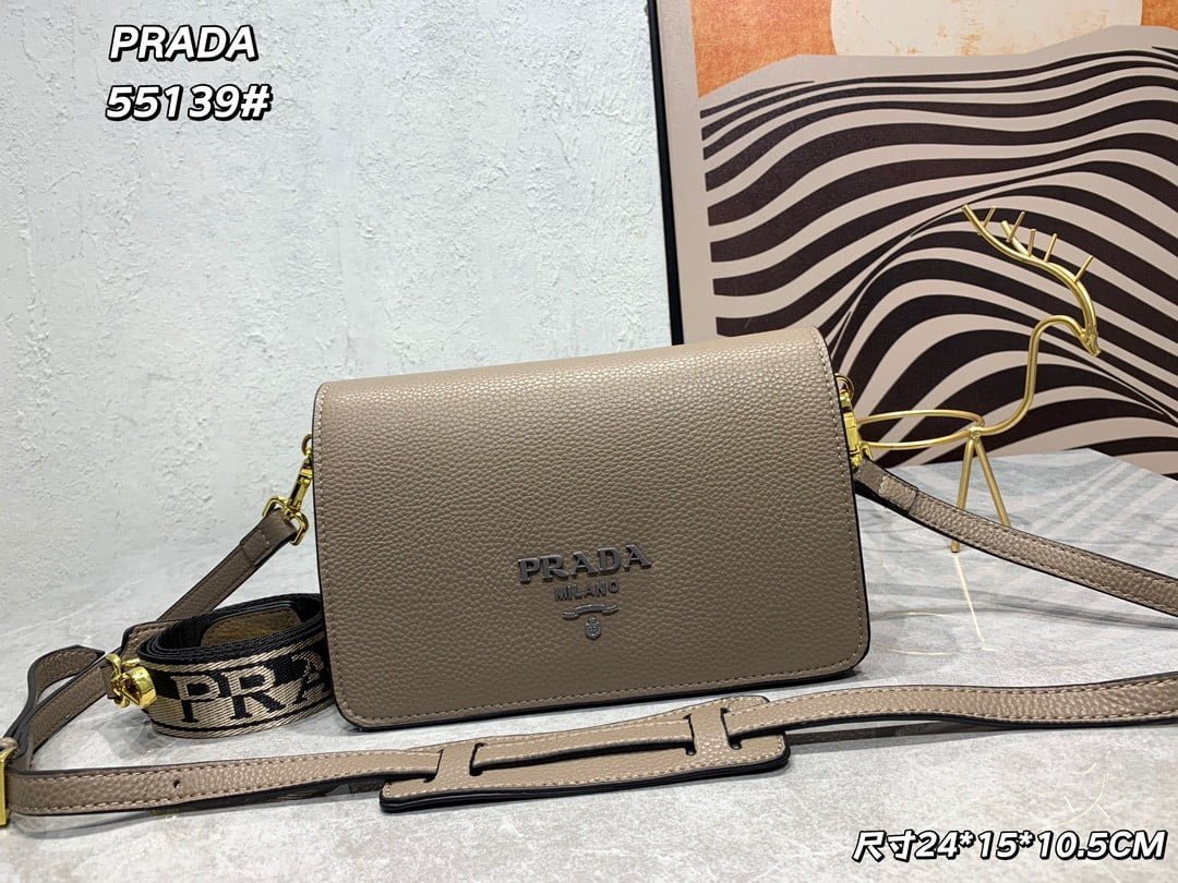 a1685600410637_7250.jpg Prada renovate shoulder bag grey 55139 Size:24*15*10.5cm - 图片 1