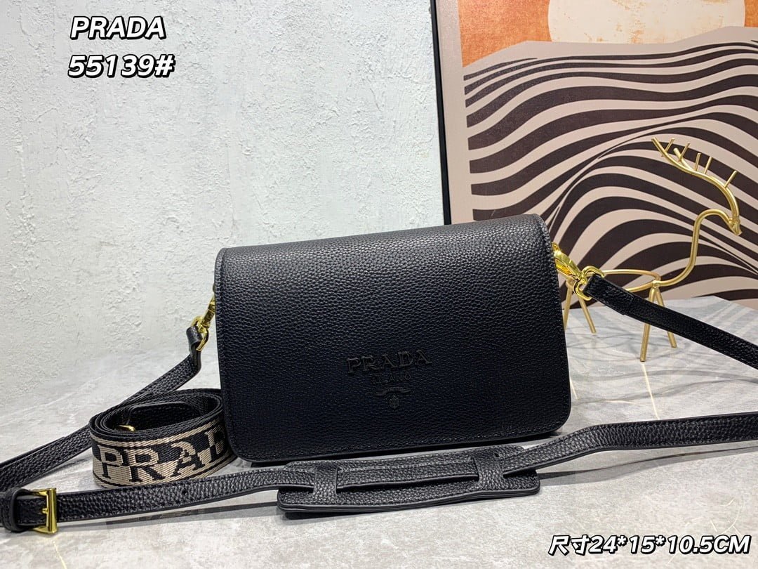 a1685600410638_0434.jpg Prada renovate shoulder bag black 55139 Size:24*15*10.5cm - 图片 1