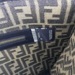 FENDI peekaboo Canvas Tote with mobile phone bag Black 2118 Size: 37*32 cm - 图片 8