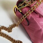 FENDI BAGUETTE Mini Chain Strap Pink Handbag Size: 4*18*11cm - 图片 3