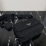 Prada Re-Nylon Three-piece set 1BD290 Shoulder bag black size: 24cmx*17.5cm*8.5cm - 图片 6
