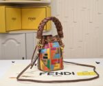 FENDI mini bucket bag 0189 rainbow - 图片 2