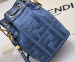 FENDI mini bucket bag 0189 Blue - 图片 8