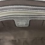 FENDI BAGUETTE Embossed design Sliver Handbag F0191 Size: 26x5x15cm - 图片 8