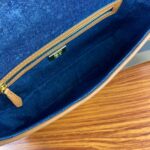 FENDI Baguette F embroidery Dark Blue shoulderbag F2029 Size: 26*5*15CM - 图片 5