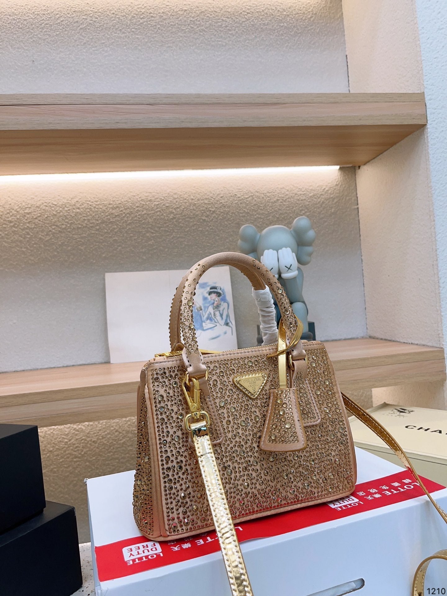 i1683357123_3262_6.jpg Prada Crystal BlingBling shoulder bag handbag size: 23*16cm - 图片 1