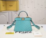 FENDI Peekaboo Light Green 23ss 335 Size: 20*15cm