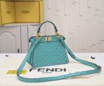 FENDI Peekaboo Light Green 23ss 335 Size: 20*15cm - 图片 2