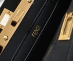 FENDI Peekaboo Black 23ss 335 Size: 20*15cm - 图片 7
