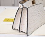 FENDI Peekaboo Cream White 23ss 335 Size: 20*15cm - 图片 6