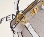 FENDI Peekaboo Cream White 23ss 335 Size: 20*15cm - 图片 8