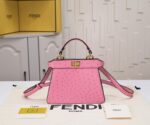 FENDI Peekaboo Pink 23ss 335 Size: 20*15cm