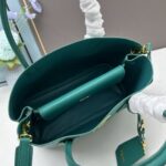Prada Cross cut cowhide shoulder bag green 2756# size: 34*26*16cm - 图片 4