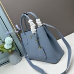Prada Cross cut cowhide shoulder bag blue 2756# size: 34*26*16cm - 图片 5