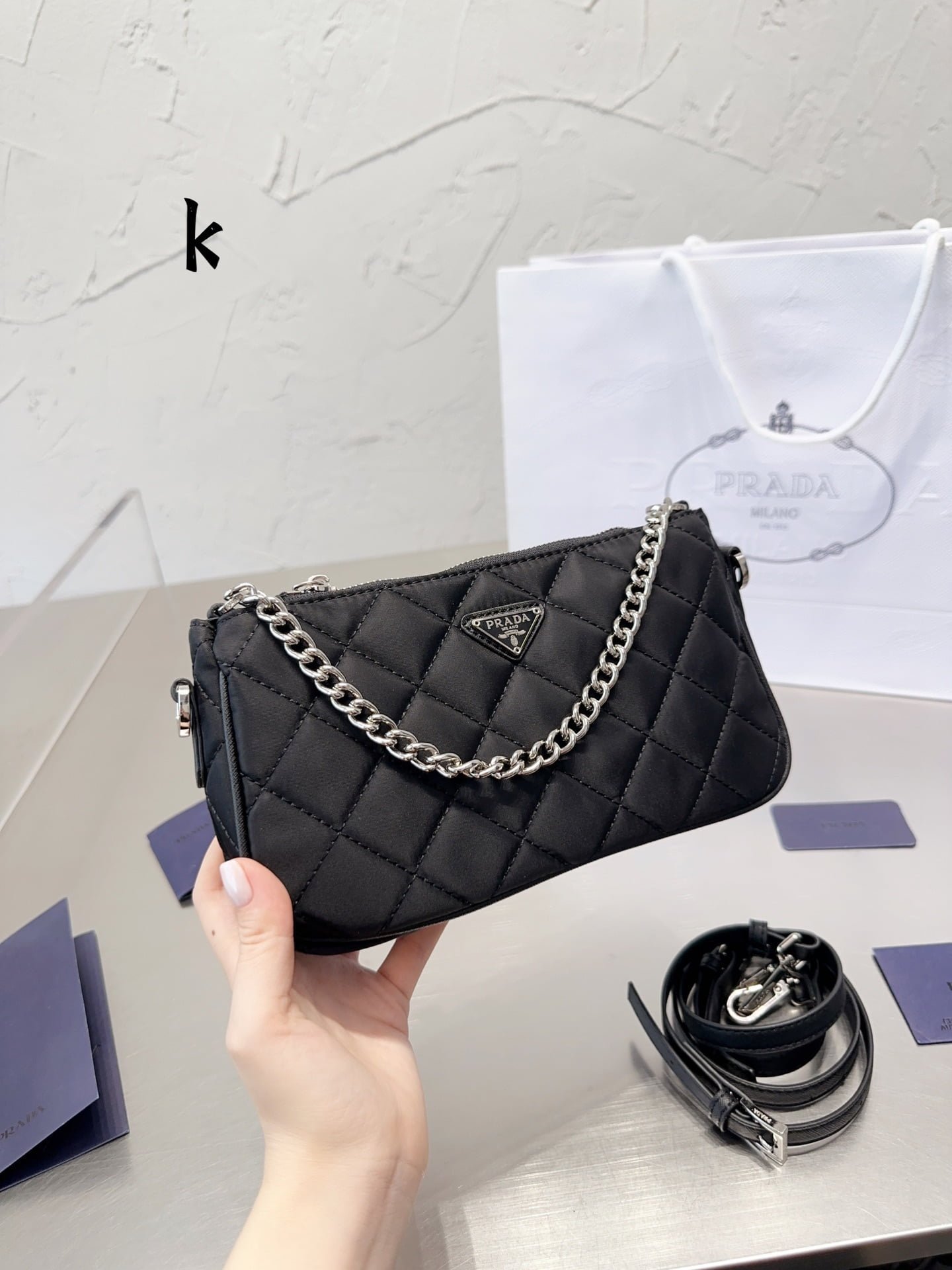 i1687879187_666_6.jpg Prada vintage nylon underarm bag size: 24*13cm - 图片 1