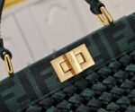 FENDI peekaboo knit Classic handbag 0363 Size: 23*7*18cm - 图片 2