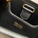 Prada Panier Plain cowhide Bucket bag black size: 15*16*9.5cm - 图片 4