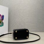 Prada Panier Plain cowhide Bucket bag black size: 15*16*9.5cm - 图片 8
