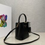 Prada Panier Plain cowhide Bucket bag black size: 15*16*9.5cm - 图片 9