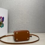 Prada Panier Plain cowhide Bucket bag brown size: 15*16*9.5cm - 图片 3