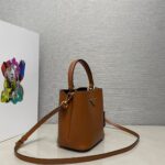 Prada Panier Plain cowhide Bucket bag brown size: 15*16*9.5cm - 图片 9