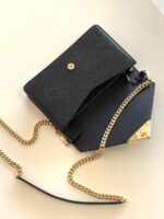 Prada Monochrome Chain bag top quality  size:21.5*14*4cm - 图片 6